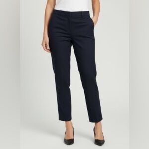 Club Monaco Dark Blue Straight Leg Trousers Size 12